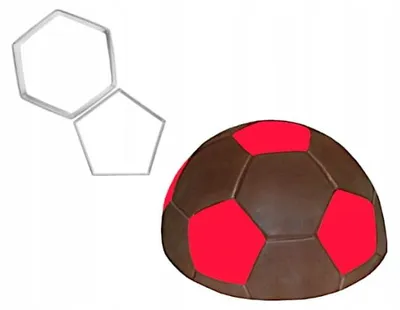 Produktbild von EkoForemki Fußball Ausstecher Set Teig Plätzchen