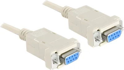 Image de DELOCK DeLOCK Serial Cable RS-232 D-Sub 9 female to female 1.8 m null modem