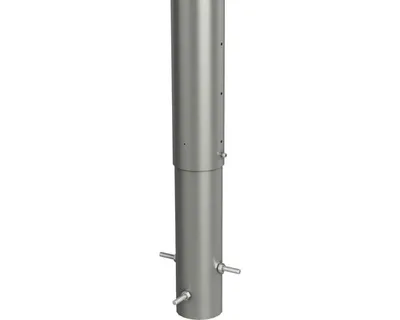 Obrázek produktu pro Plotový sloupek Biohort 135 cm Ø 8,5 cm k zabetonování šedý křemen metalický