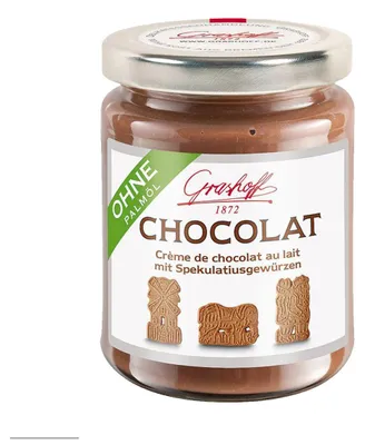 Zdjęcie produktu dla Czekolada mleczna Grashoff z przyprawami speculoos bez oleju palmowego 250g