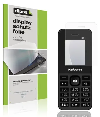 Produktbild von 4x Schutzfolie für Karbonn KX1 matt Displayschutzfolie Folie Display Schutz dipos