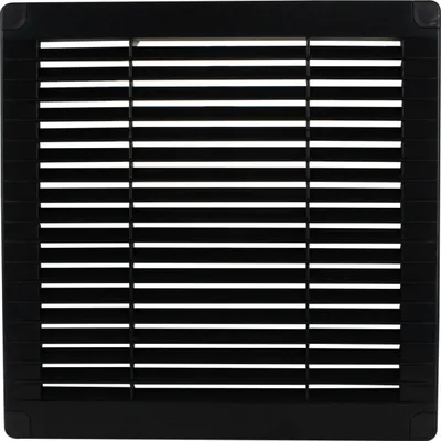 Produktbild von Lüftungsgitter Lamellengitter Abluftgitter Gitter Zuluft Abluft Belüftung Entlüftung eckig 200 x 200 mm anthrazit/graphit nein