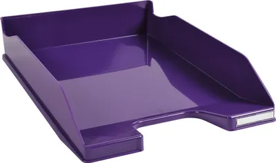 Image de Exacompta 6x Corbeille à courrier Combo Midi Iderama Violet brillant 113220D
