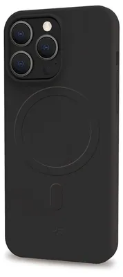 Image de Cromomag Coque en caoutchouc souple MagSafe compatible iPhone 15 Pro Max Noir