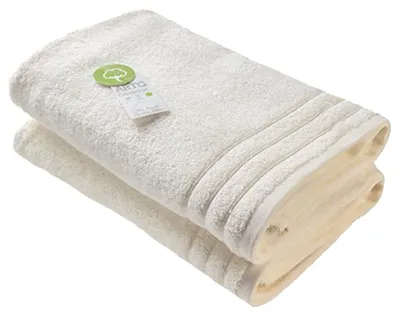 Produktbild von ARTG - Badetuch, Baumwolle aus biologischem Anbau LT3166 (Einheitsgröße) (Weiß)