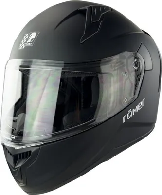 Produktbild von RR202410 Römer Integralhelm - Motorradhelm matt/schwarz - XS-XXL Römer Helmets Helm: XXL / 63-64cm,