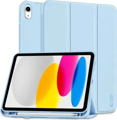 Produktbild von Pióro Husa Tech-Protect Smartcase kompatybilne z iPadem 10,9 cala 2022 Blue