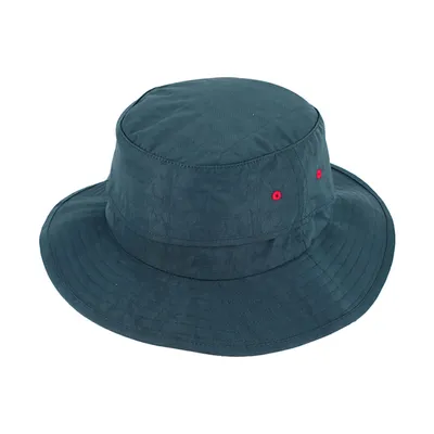 Produktbild von Fiebig Stoffhut uni mit Luftlöchern und verstellbarem Kinnband Marine Gr. 56
