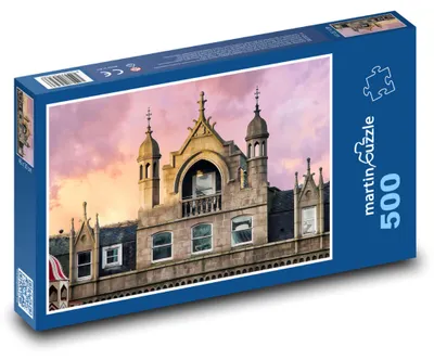 Obrázok produktu pre Puzzle 500 Architektúra Aberdeenu za súmraku - martinpuzzle