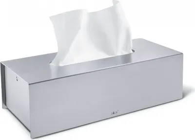 Produktbild von ZACK Puro Tissuebox 25x8x12 cm Edelstahl