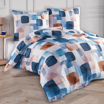 Obrázek produktu pro Saténové povlečení Echo Velikost: 140x200 + 70x90 cm