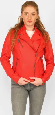 Produktbild von Maze Lederjacke Sally Damen flame red S
