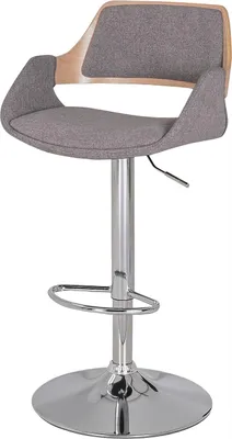 Produktbild von home24 Barstuhl - Webstoff / Metall