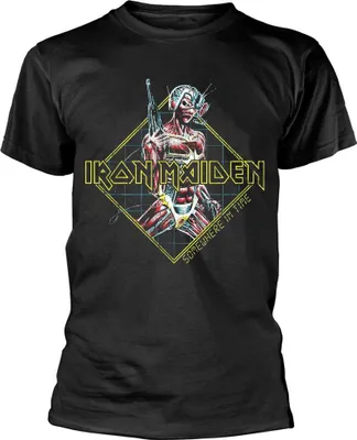 Immagine prodotto di Iron Maiden | Maglietta ufficiale della band | Somewhere in Time Diamond, X-Large, Nero