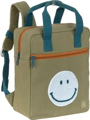 Produktbild von Lässig Little One & Me Square Kinderrucksack Backpack Small GOTS olive