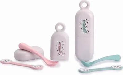 Obrázek produktu pro Suavinex On The Go, Modrá, Bílá, 4 měsíc/ů