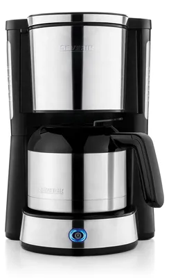 Obrázek produktu pro Severin KA 4847, Kávovar na překapávanou kávu, 1 l, Mletá káva, 1000 W, Černá, Nerezová ocel