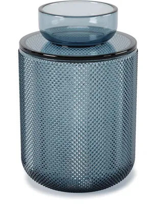 Immagine prodotto di Umbra Organizer Allira, Glasbehälter, Aufbewahrungsbehälter, Glas, Blau, 15 cm, 1015411-060