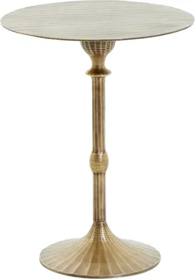 Immagine prodotto di Tavolino da salotto compatto JANNA in bronzo antico – Ø40x50 cm