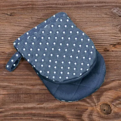 Imagen del producto de Guante para horno Landhaus Premium, estampado de lunares, 16x12 cm