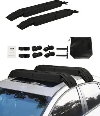 Produktbild von VEVOR Měkká podložka pod střešní nosič (76 cm), velká univerzální podložka pod střešní nosič automobilu, nosnost 80 kg, podložka pro SUP kanoe