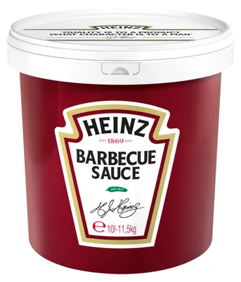 Zdjęcie produktu dla Heinz Barbecue Sauce sweet smoky spicy hot w wiaderku 10000ml