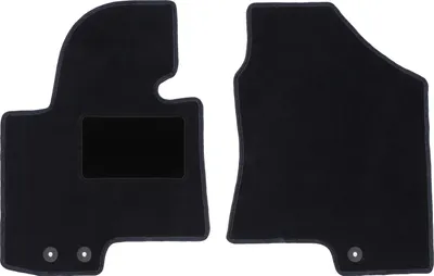 Immagine prodotto di Wielganizator tappetini auto velours anteriori adatto per Hyundai ix35 (2009-2015, SUV) neri, set 2 pz, con fissaggi