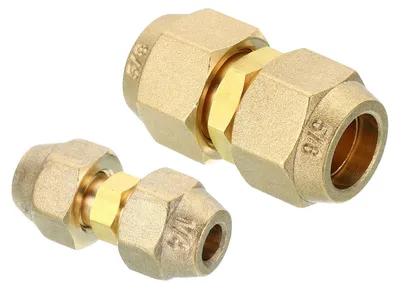 Rohrverlängerungsset, 2 Stk., Lötfreie Kupferrohr-Kupplung, 1/4" & 5/8"