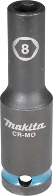 Produktbild von Makita Schlagnuss 1/2", SW8, lang, Impact Black