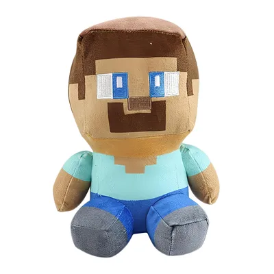 Produktbild von Minecraft Steve Pixel Plüschtier 20 cm