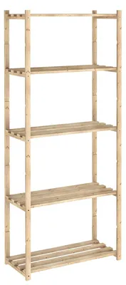 Productafbeelding van Houten Vloermontage Planken 65 x 30 x 171 cm