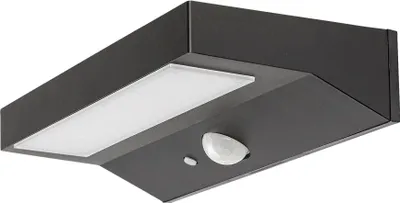 Zdjęcie produktu dla Kinkiet zewnętrzny solarny z czujnikiem LED 6W Korana czarny 77023 Rabalux