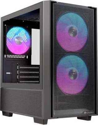 Obrázek produktu pro Einarex EXCS-PM-150R-B, Midi Tower, PC, Černá, Micro ATX, Mini-ITX, Ocel, Hraní