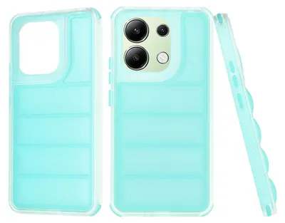 Produktbild von Techsuit Wave Shield Back Cover Hülle für Xiaomi Redmi Note 13 4G - Türkis