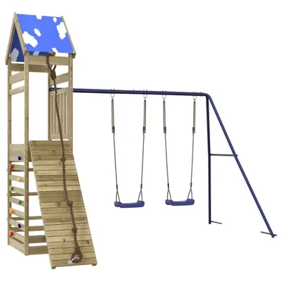 Image de vidaXL Tour de jeux Bois de pin imprégné