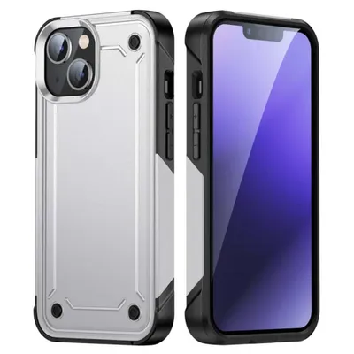 Produktbild von Smartphonica Stoßfestes Gehäuse für iPhone 13 stoßfestes Gehäuse - Weiß