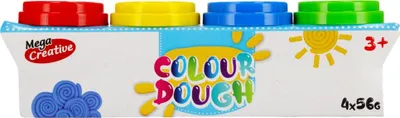 Produktbild von Kunststoffmasse 4 Farben Mega Creative 471254