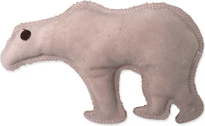 Produktbild von Toy Dog Fantasy Dura-fused Bär quietschend, Leder und Jute 28cm