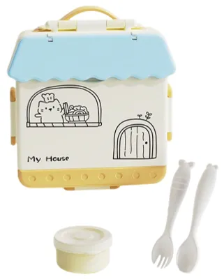 Zdjęcie produktu dla Izolowany lunchbox dla dzieci z 4 przegródkami