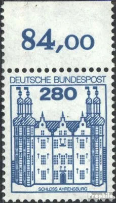 Produktbild von Briefmarken BRD (BR.Deutschland) 1982 Mi 1142A Oberrandstück gestempelt Burgen und Schlösser