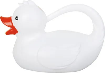 Produktbild von Gieskanne - Gummi-ente - weis- 1,8 Liter - Kunststoff - Kindergieskannen