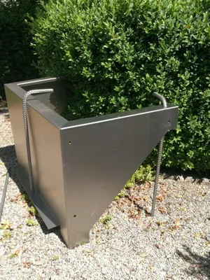 Produktbild von Edelrost Hangbeet, Rohstahl