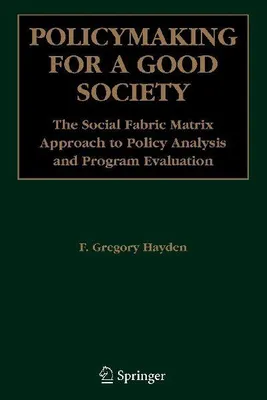 Produktbild von Policymaking for a Good Society