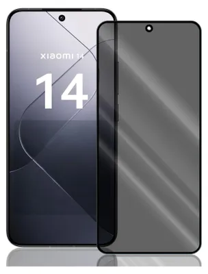 Produktbild von Anti Spy Panzer Folie für Xiaomi 14 Privacy Displayschutzfolie Sichtschutz Glasfolie Schutzglas