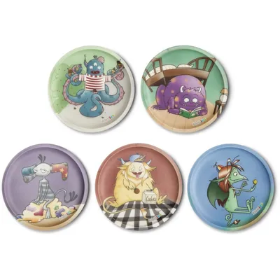 Produktbild von Ergobag Klettie-Set 5tlg. Monsterfreunde