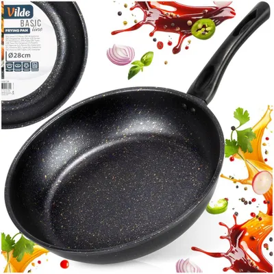 Produktbild von Vilde | Bratpfanne Ø 28 cm - Universal Pfanne für Gas und Elektro - Antihaftbeschichtung - Spülmaschinenfest - BASIC LINE