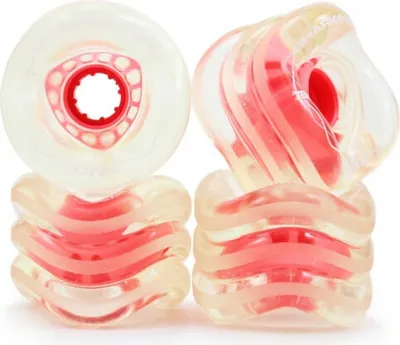 Produktbild von Shark Wheels DNA Longboard Rollen 72mm/78a (4er Set) ghost pink
