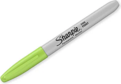 Obrázok produktu pre Sharpie Fine Point, Tenký hrot, Svetlozelená, Viacfarebný, Jemná, AP, Kov, Papája, Plast