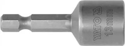 Obrázok produktu pre Yato YT-1502, Chróm-vanádová oceľ (Cr-V), Šesťhranná hlavica, 25,4 / 4 mm (1 / 4"), Šesťhranná hlavica, 1 kusov, 48 mm