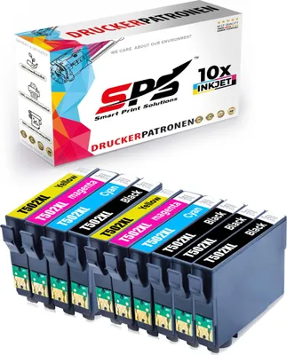 Produktbild von 10x Tinten Epson 502XL Multipack kompatibel für Epson Workforce WF-2860 Drucker